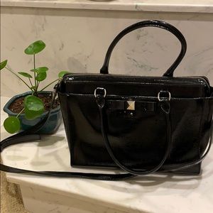 Kate Spade Black Beacon Court Jeanne Patent Purse